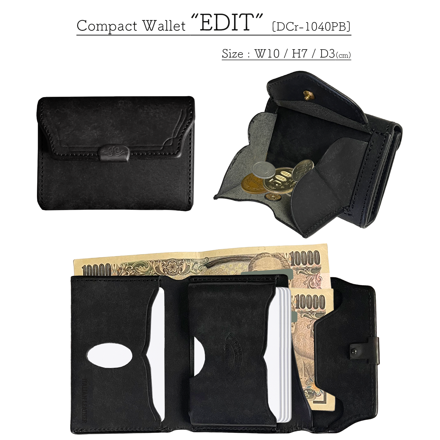 [予約商品]Dual プエブロ コンパクトウォレット[DCr-1040PB]