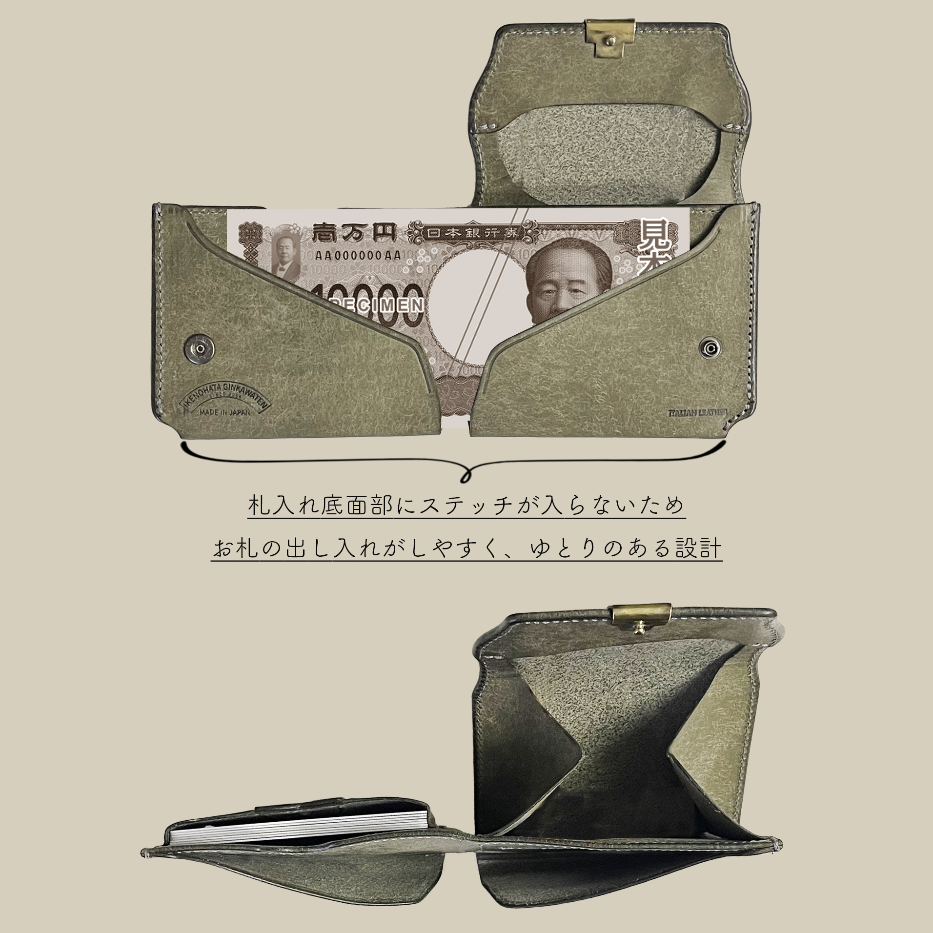 [Coming Soon]Dual プエブロ ギャルソンコンパクトウォレット[DCr-1050PB]