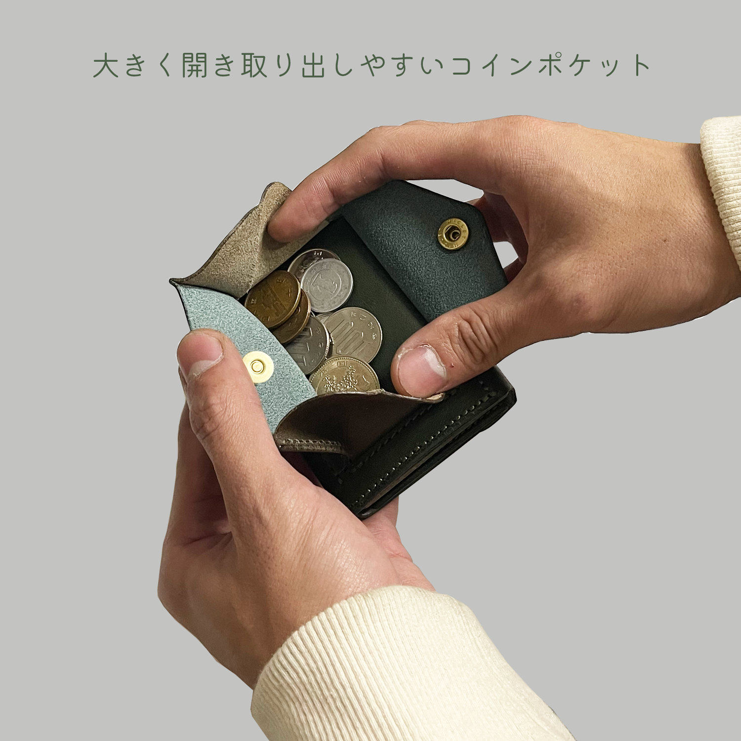 Cramp イタリアンシュリンクレザー コンパクトウォレット【Limited Cramp イタリアンシュリンクレザー コンパクトウォレット【Limited