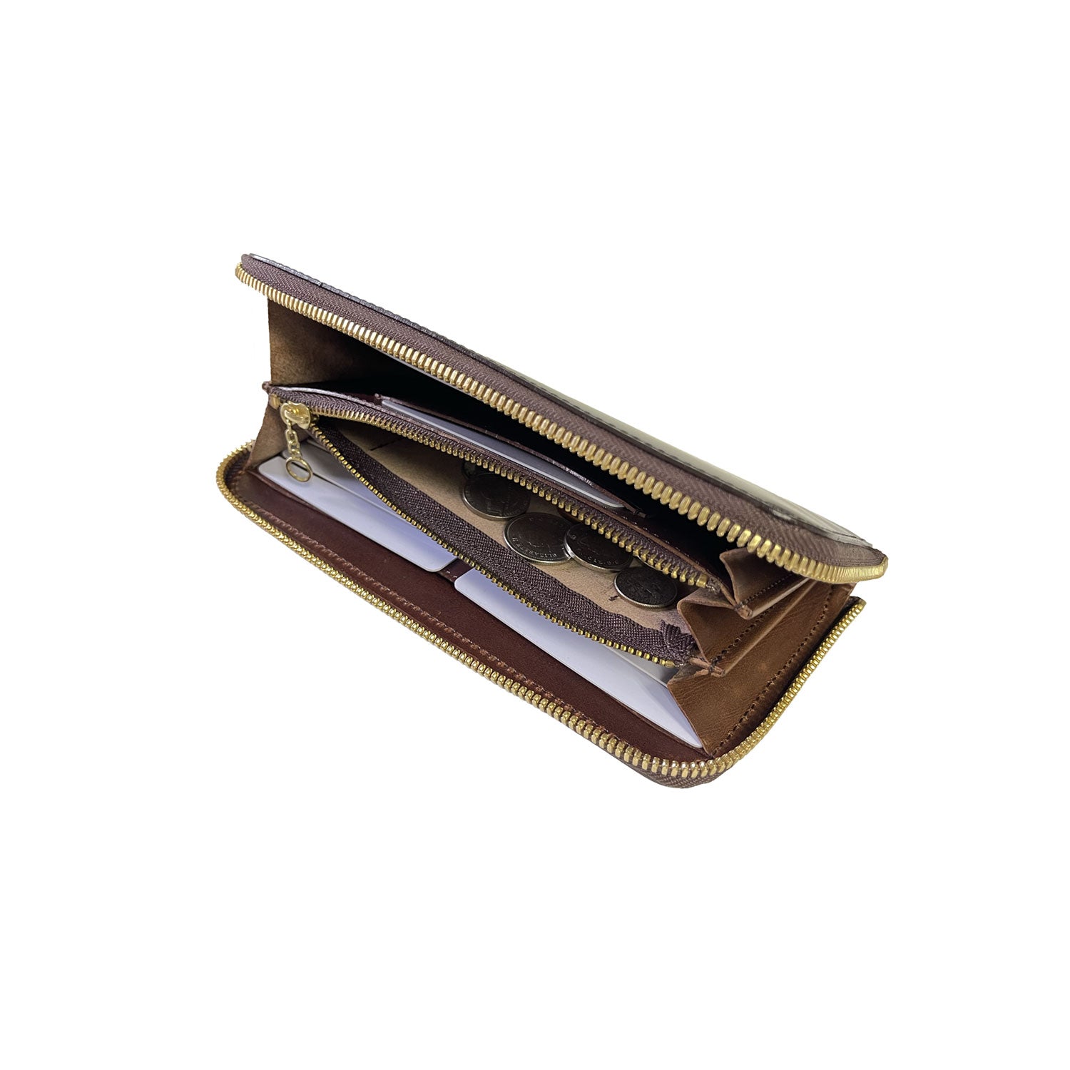 Cramp ブリティッシュラウンドファスナーウォレット［Cr-153］