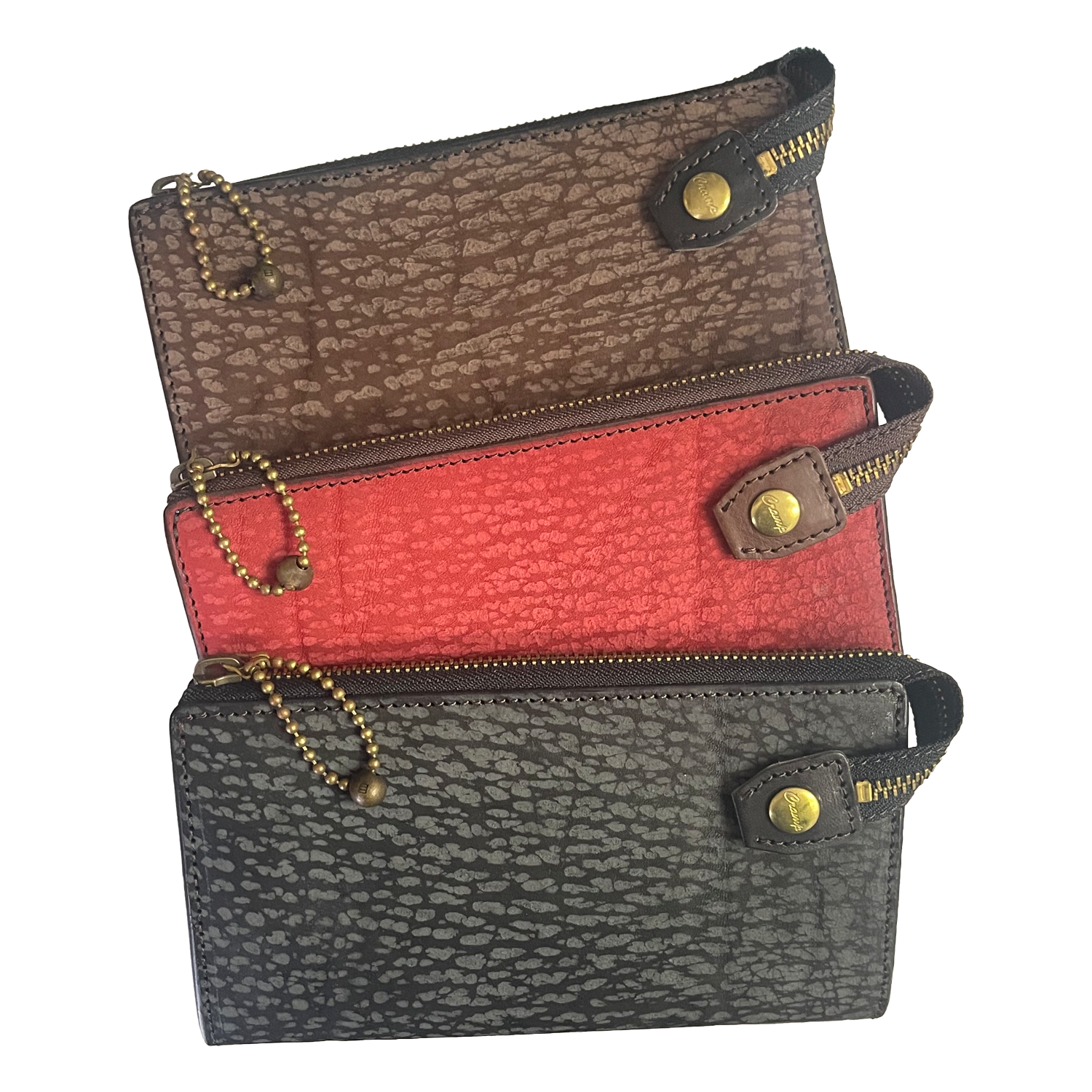 Cramp オリジナルショルダー ファスナーウォレット[Cr-537]