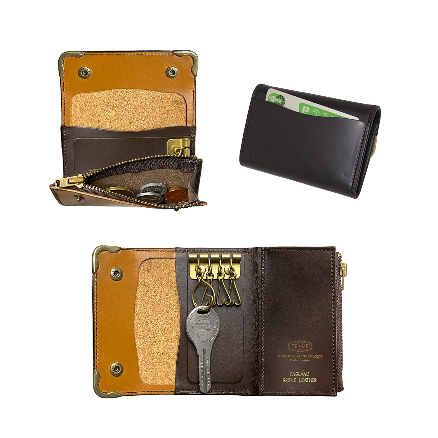 Cramp by 池之端銀革店 | 【UKブライドルレザー】サイド金具 キー Cramp by 池之端銀革店 | 【UKブライドルレザー】サイド金具 キー