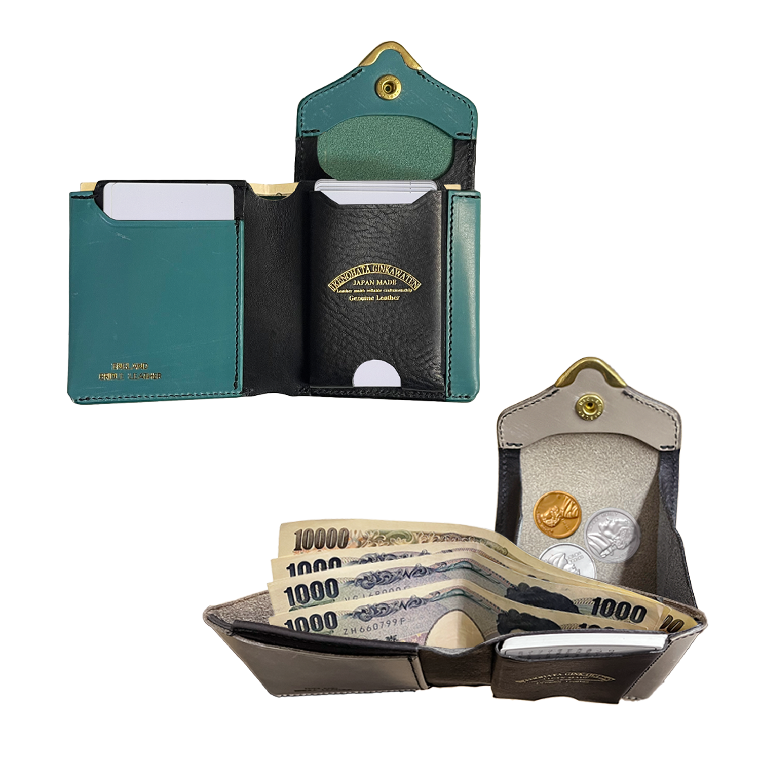 Cramp by 池之端銀革店 | Cramp UKブライドルレザー フロント金具 Cramp by 池之端銀革店 | Cramp UKブライドルレザー フロント金具