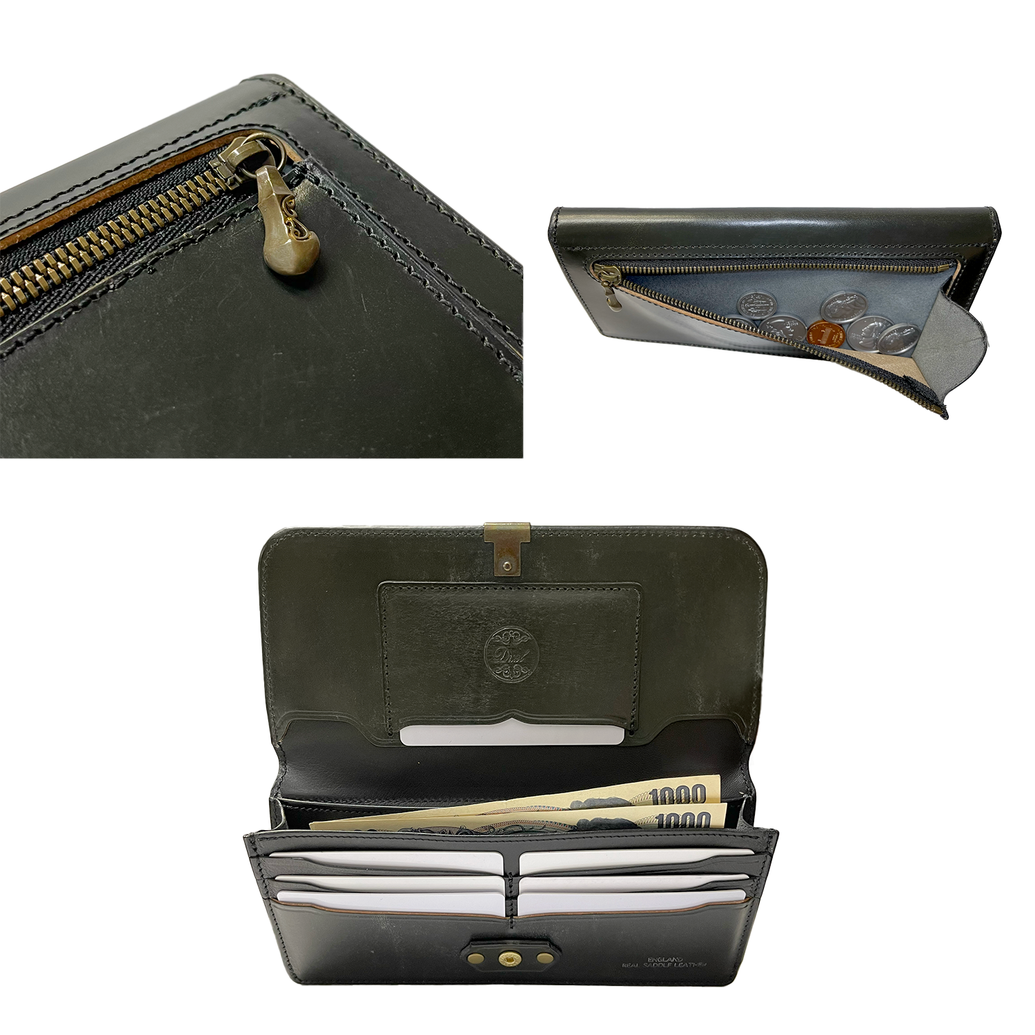 Dual UKサドル 長財布 【DCr-1031】 ”FACTOR”|池之端銀革店 Dual UKサドル 長財布 【DCr-1031】 ”FACTOR”|池之端銀革店