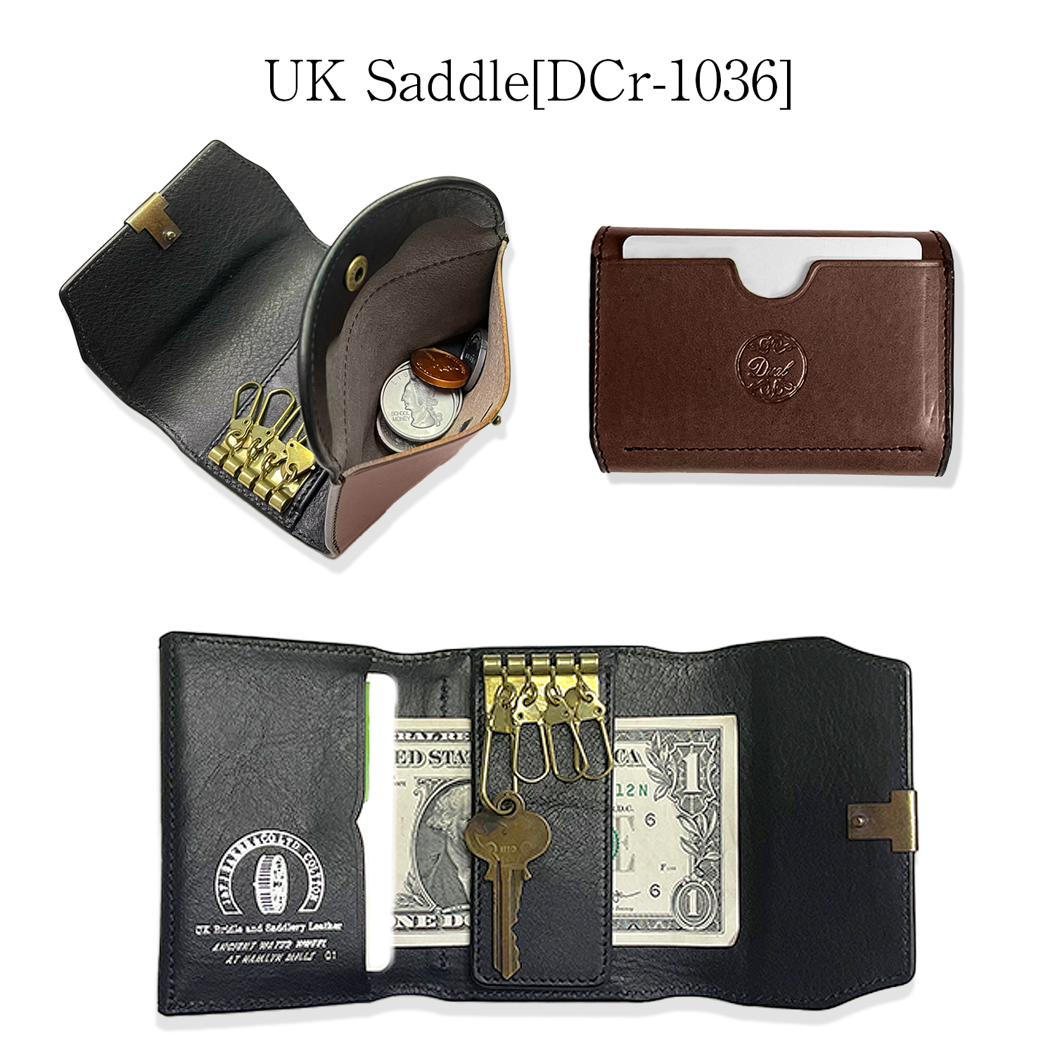 Dual UKサドル キー&コインケース 池之端銀革店 CHOCO Dual UK Dual UKサドル キー&コインケース 池之端銀革店 CHOCO Dual UK
