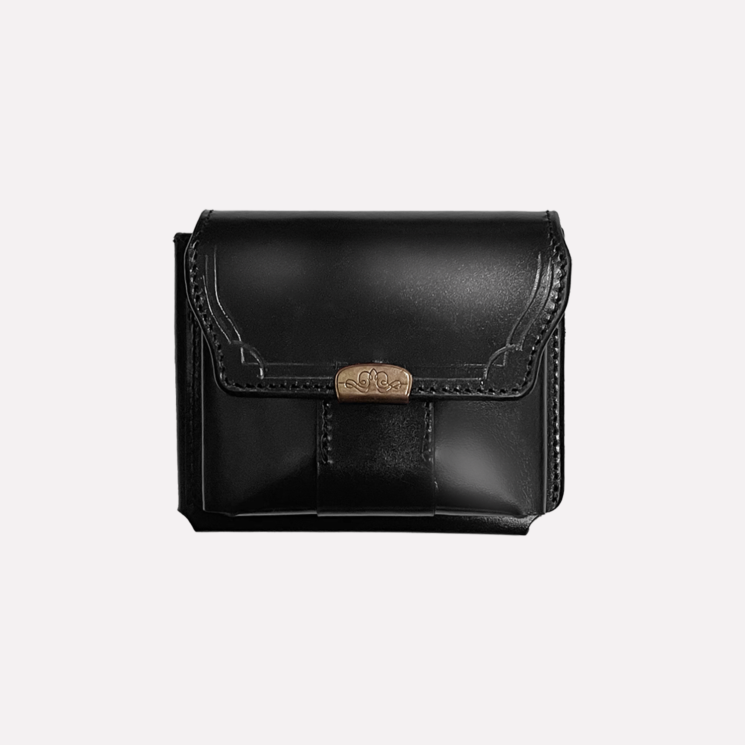 [Sold Out]Dual サドルプルアップ ギャルソンコンパクトウォレット[DCr-1050]