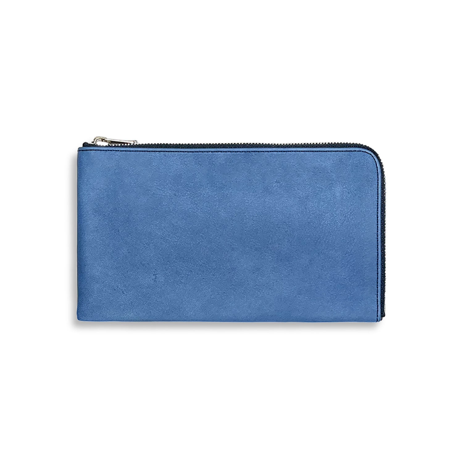 Cramp【SUKUMO Leather】藍染め L字ファスナーミドルウォレット【SKM Cramp【SUKUMO Leather】藍染め L字ファスナーミドルウォレット【SKM