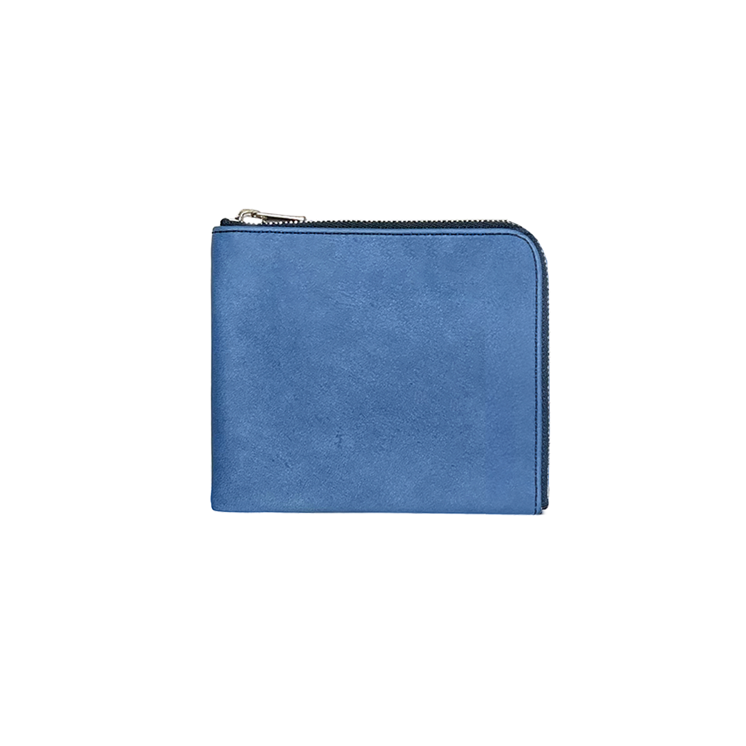 Cramp【SUKUMO Leather】藍染め L字ファスナーミドルウォレット【SKM Cramp【SUKUMO Leather】藍染め L字ファスナーミドルウォレット【SKM
